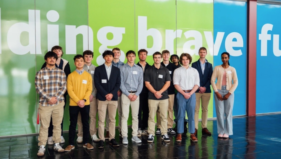 Students gather together during Ursinus College's Experiential Learning Week.