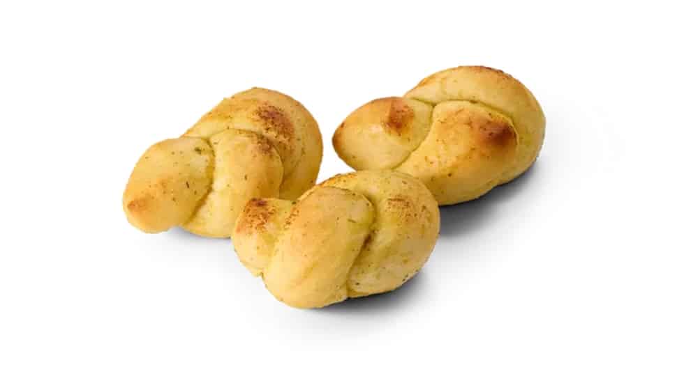 Garlic Knots from Wawa's snack and sides menu.