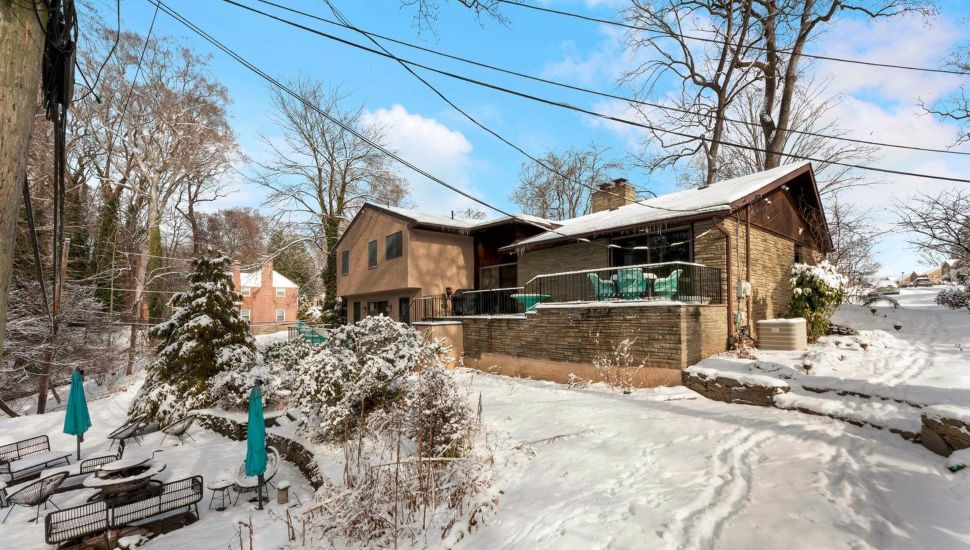 A Mid-Century modern home at 68 Pilgrim Lane in Drexel Hill is for sale.