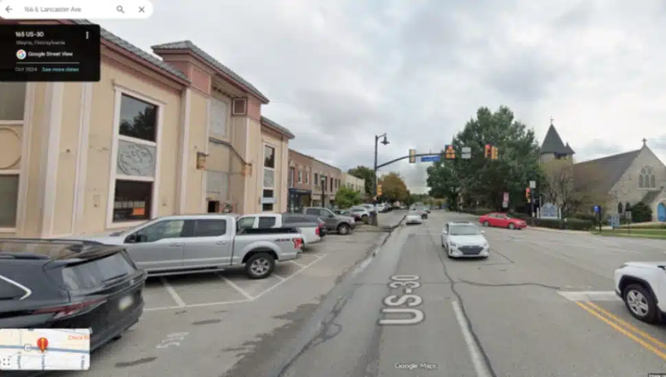 The neighborhood where a new Wayne restaurant is being built.