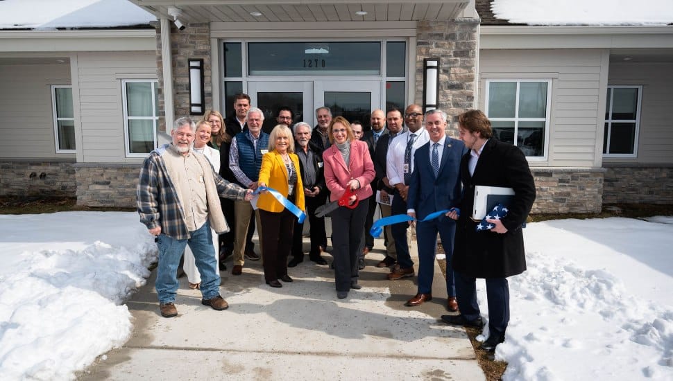 Ribbon Cutting at DART Center.