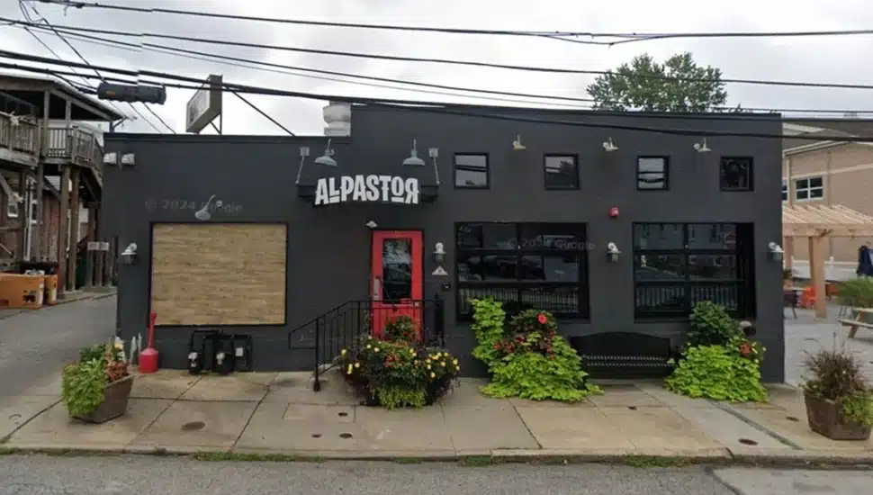The now-closed Al Pastor restaurant on Benedict Ave. in Havertown.