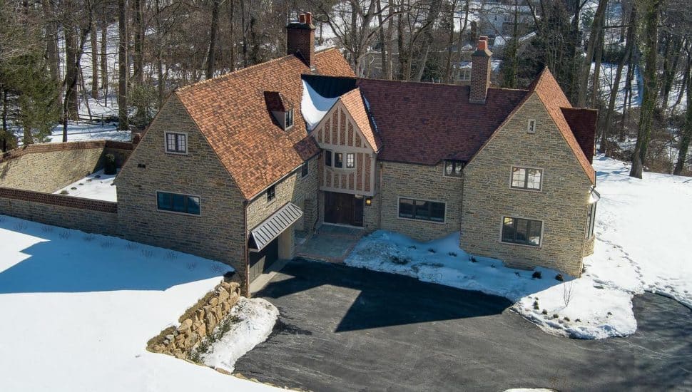 This Tudor at 201 S. Spring Mill Road in Villanova is for sale.