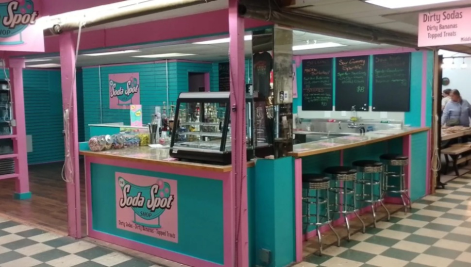 The Soda Spot's location at Booth's Corner Farmers Market in Garnet Valley.