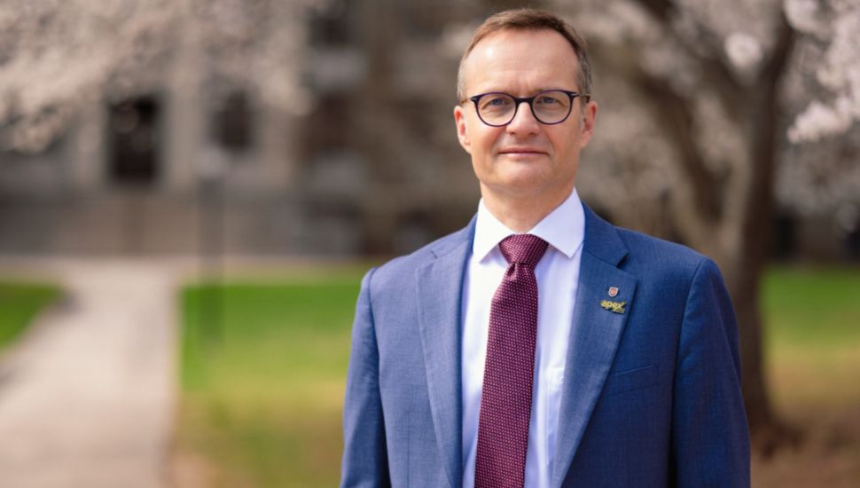 Ursinus College's new president, Gundolf Gruml, Ph.D.