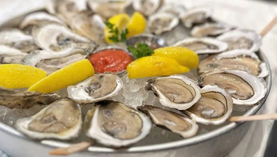 Oysters at Blue Point Grill.