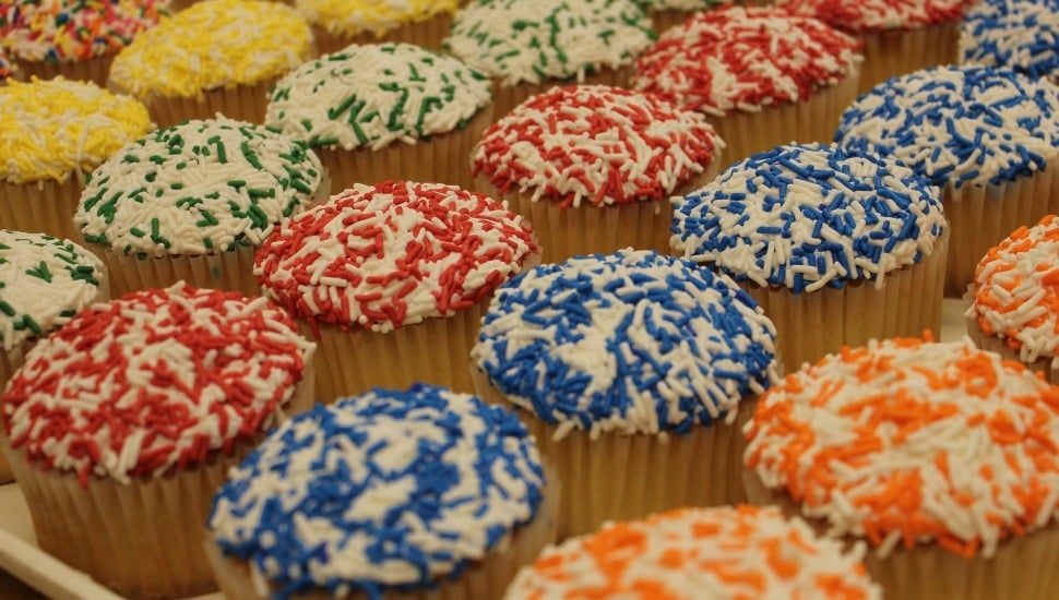 Cupcakes from Termini Bros. Bakery.
