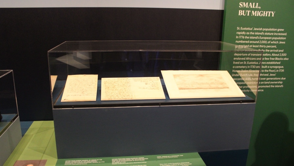 Artifacts inside the Weitzman Museum.