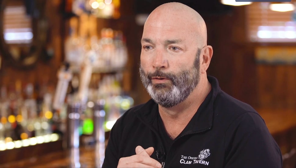 Tony Blanche, owner of the Original Clam Tavern.