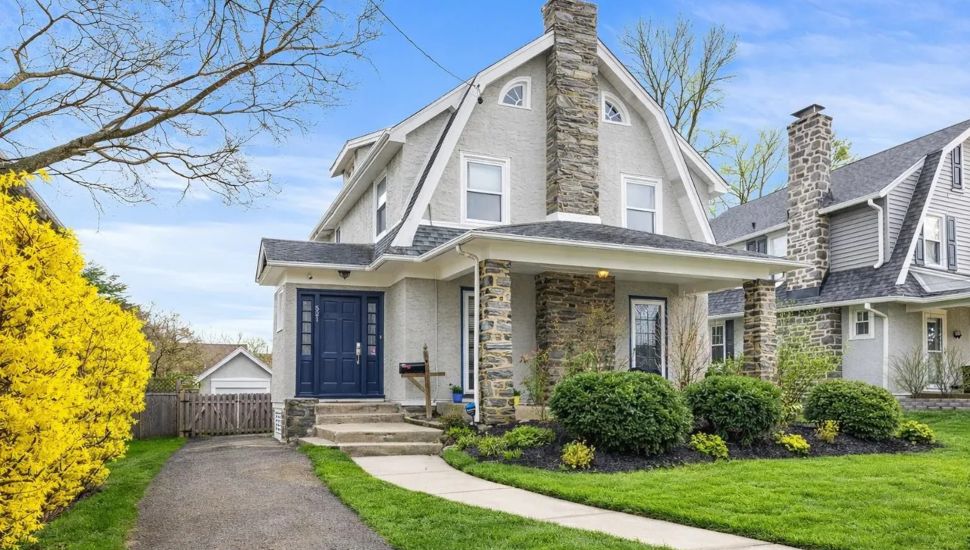 This Craftsman-style home at 521 Strathmore Road in Havertown is for sale.