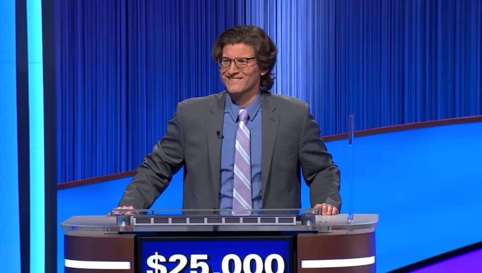 Chris D'Angelo on Jeopardy!.