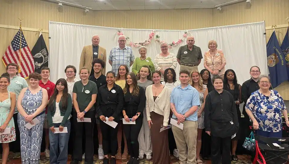 Scholarship recipients at Freedom Village.
