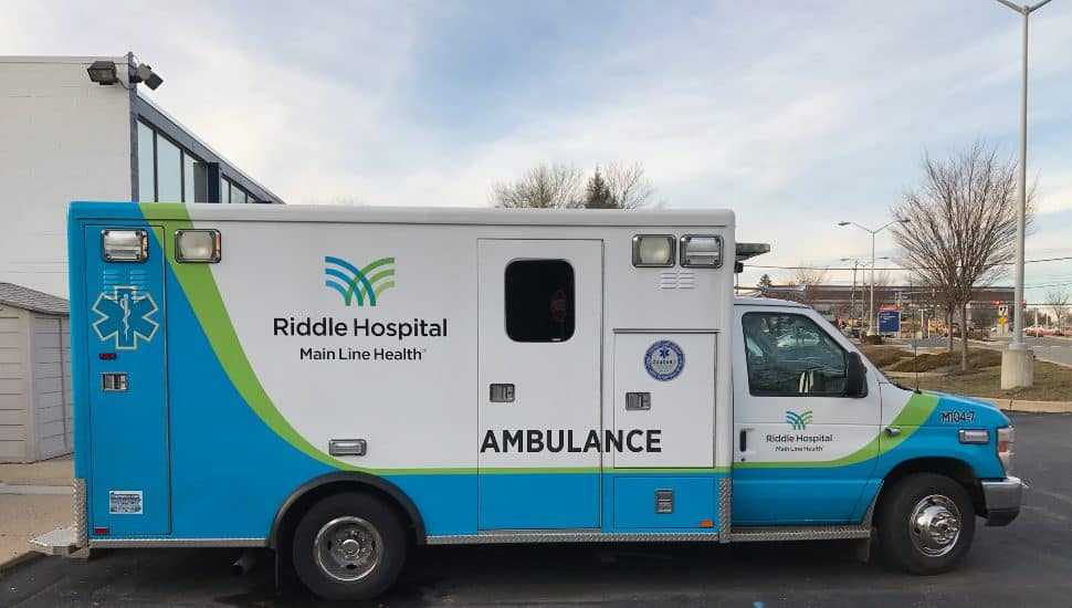 Main Line Health ambulance.
