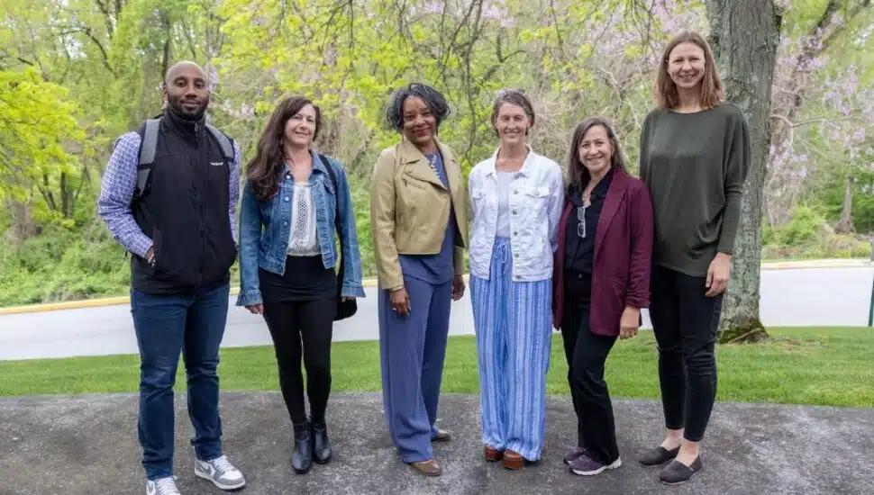 Members of the sustainability commission at Penn State Brandywine.