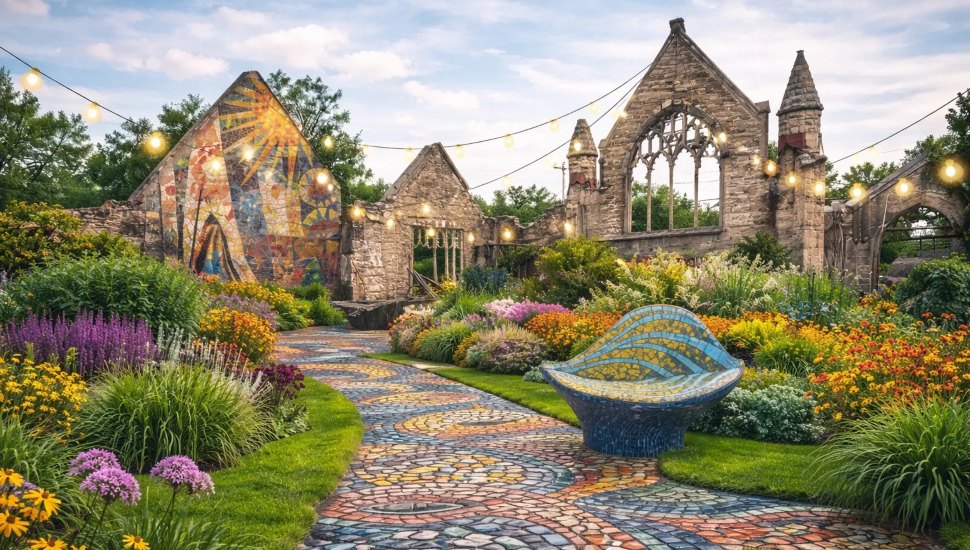 Cathedral Gardens in Chester rendering.