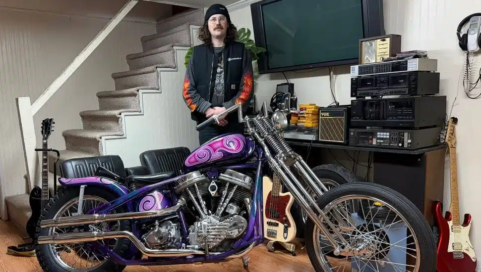 Newtown Square Man’s Basement-Built Harley Chopper Reaches International Contest