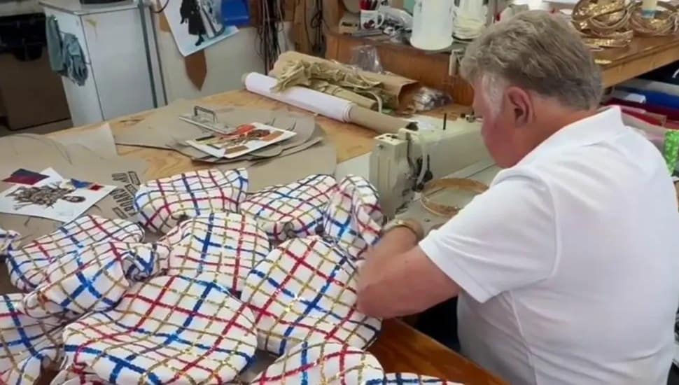 James May creating the Liberty Berets.