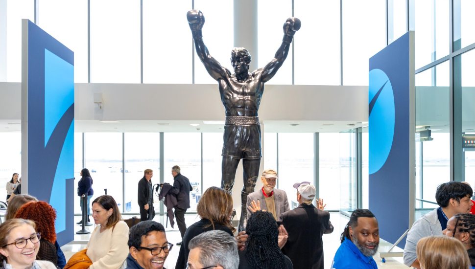 Rocky Statue at PHL.