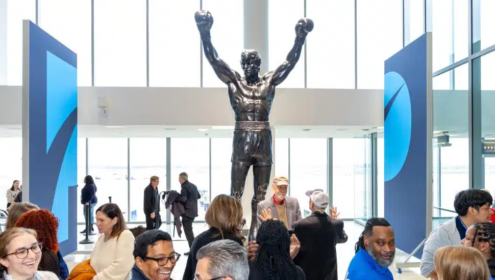 Rocky Statue at PHL.