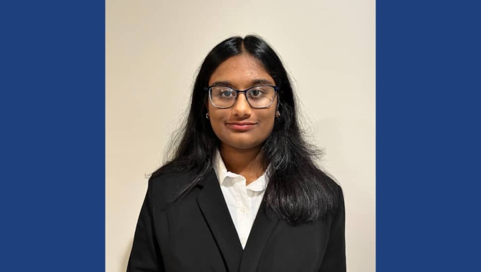 Meera Ramasamy, a second-year engineering student at Penn State Brandywine, is participating in a highly competitive Multi-Campus Research Experience for Undergraduates Summer Program.